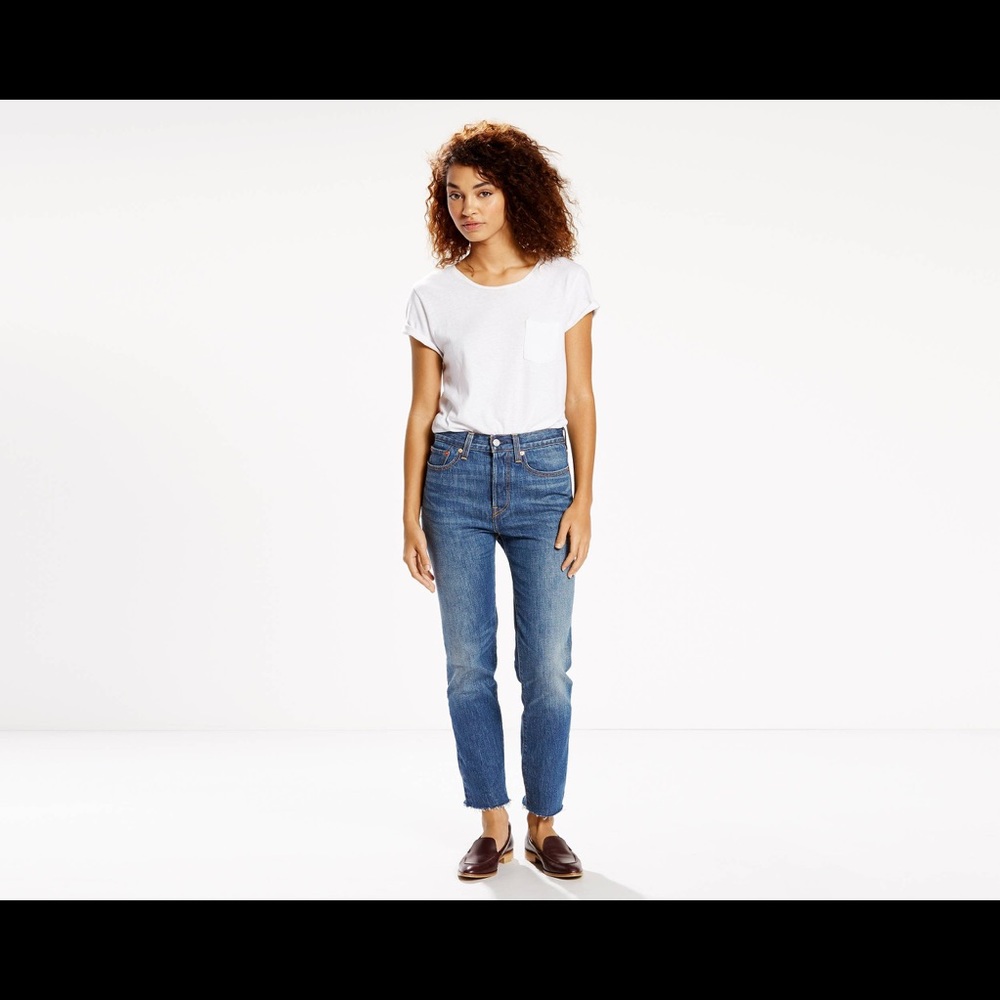 Levi's Wedgie 27 white oak